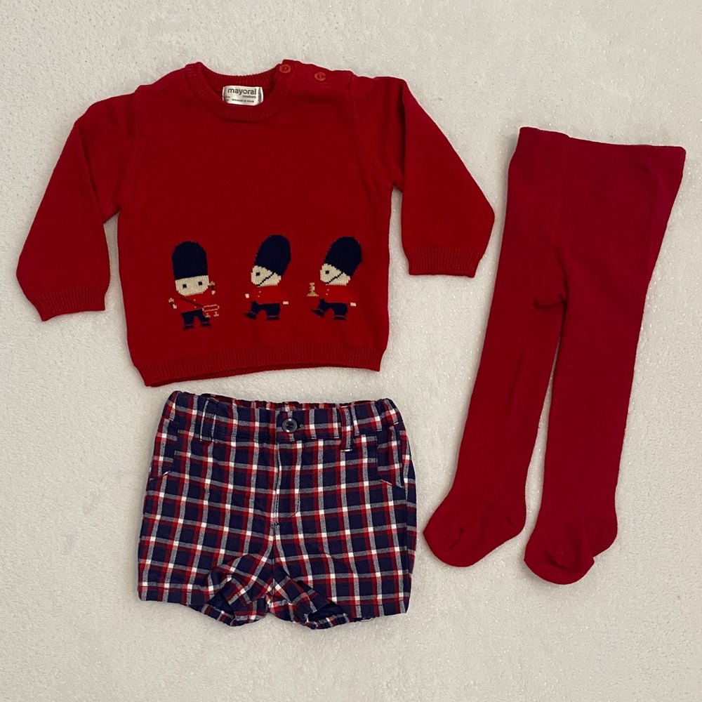 Mayoral 3-piece Set Boy Size 2-4 months